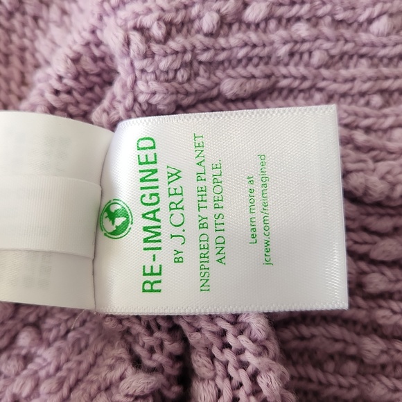 J Crew Reversible Space-Dyed Cardigan Sweater in Dusty Mauve S - Picture 14 of 17